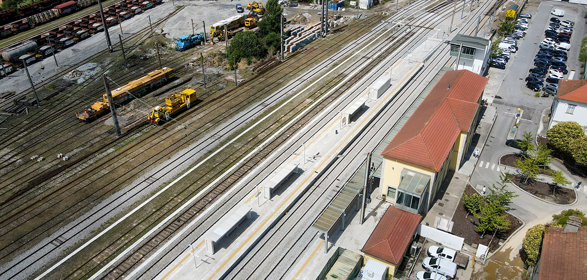 Imagem 4 Linha do Norte - Conclusão da empreitada de Reabilitação Integral de Via entre Espinho e Vila Nova de Gaia