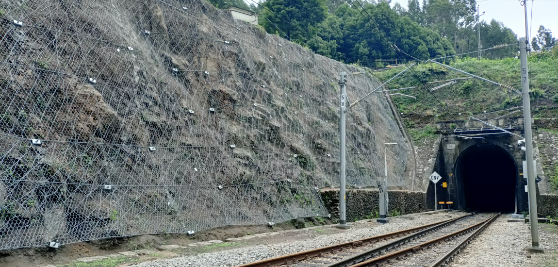 Empreitada de reabilitação do Túnel do Tamel na Linha do Minho: fotografia 1