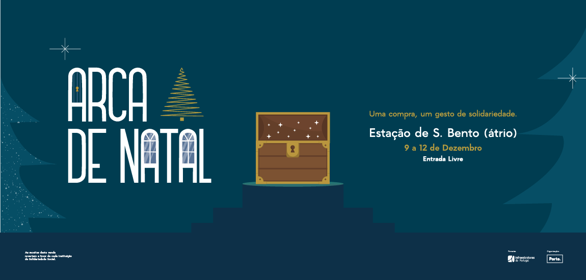 Mercado “Arca de Natal” regressa à Estação de São Bento
