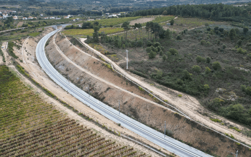 Linha da Beira Alta, Troço Celorico da Beira - Guarda: fotografia 1