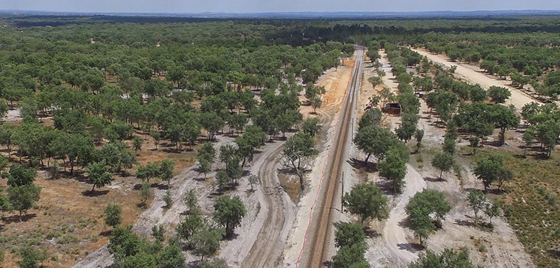 Linha do Sul, Troço Ermidas do Sado - Grândola Norte
