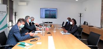 Vice-Ministra da Indústria e Comércio de Moçambique reunida com IP