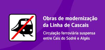 Imagem - Obras de modernização na Linha de Cascais: circulação ferroviária suspensa entre Cais do Sodré e Algés