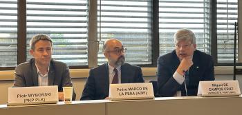 Fotografia do Presidente da IP no painel