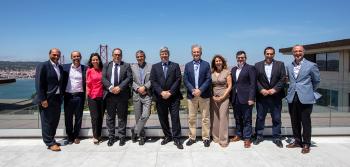 Foto 1: Grupo de trabalho da Assembleia Geral da AVEP - Alta Velocidade Espanha-Portugal